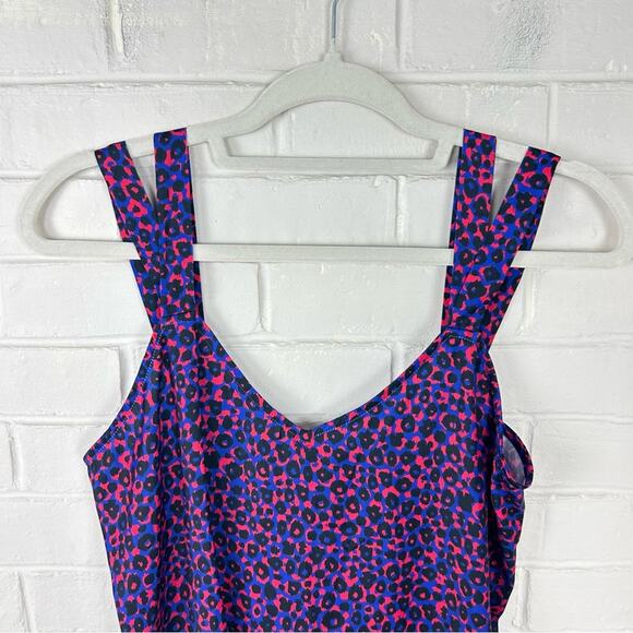 NWT Evereve David Lerner Leopard Double Strap Cami Top Size XS - Picture 2 of 9